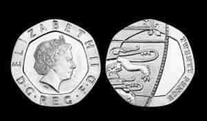 Some 20p coins were minted undated in 2008