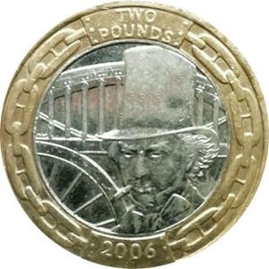 Abraham Lincoln 2006 £2 coin