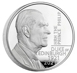 Prince Philip 2021 £5 coin